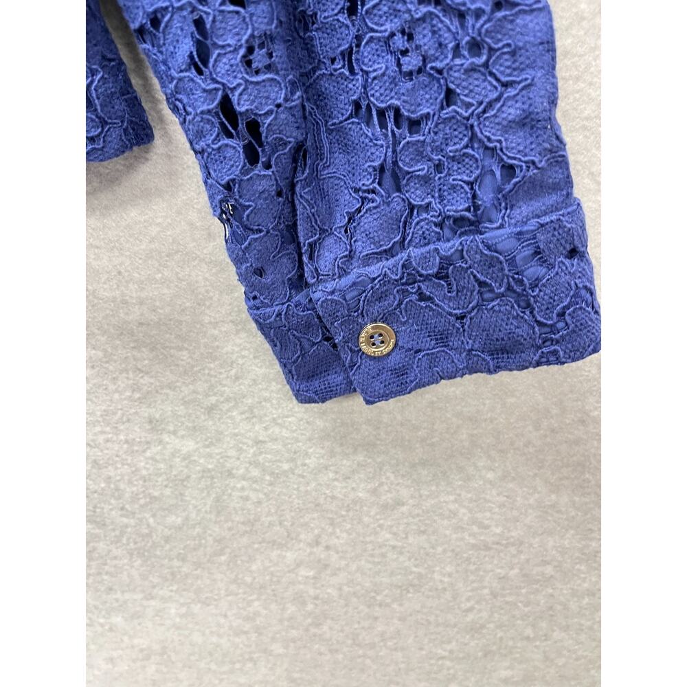 Chicos Purple Lace Crop Jacket Women's Size1 - Picture 8 of 13